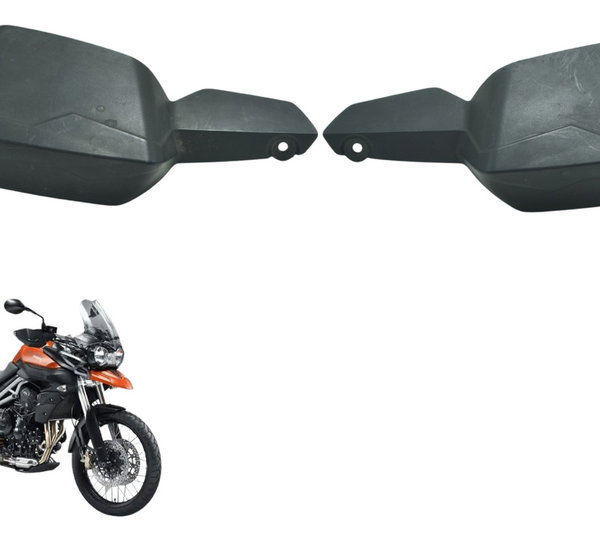 Par Protetor Mao Triumph Tiger 800 13-14 Original Preto