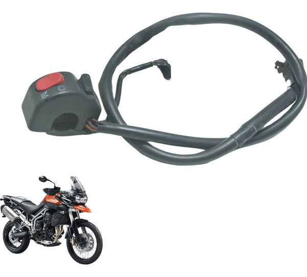 Chave Punho Partida C/ Detalhes Triumph Tiger 800 13-14 Orig