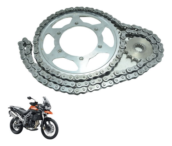 Kit Relação Rk Triumph Tiger 800 13-14