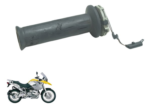 Manopla Direita C/detalhes Bmw R 1200 Gs R1200 04-07 Orig