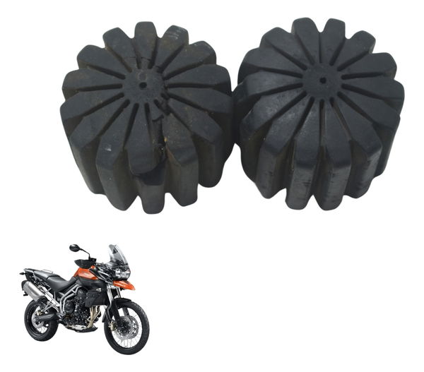 Par Borracha Acabamento Tanque Triumph Tiger 800 13-14 Orig