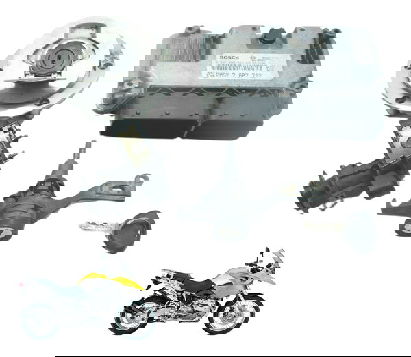 Kit Chave Modulo Code Bmw R 1200 Gs R1200 04-07 Original