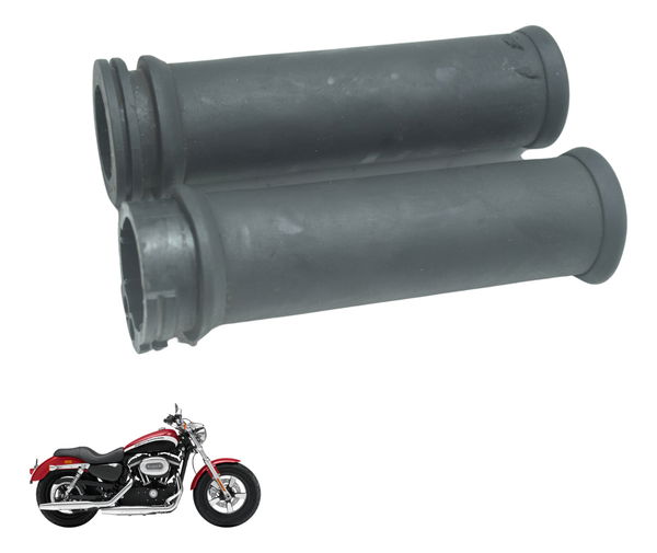 Par Manopla C/ Detalhes Harley Xl 1200 2013 Original