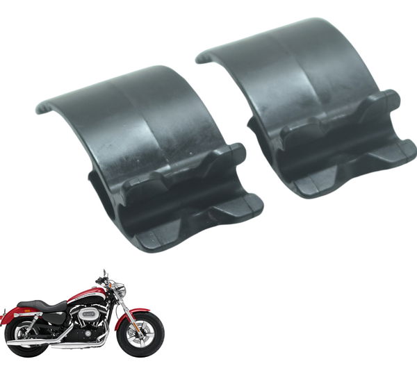 Par Suporte Tampe Bateria Harley Xl 1200 2013 Original
