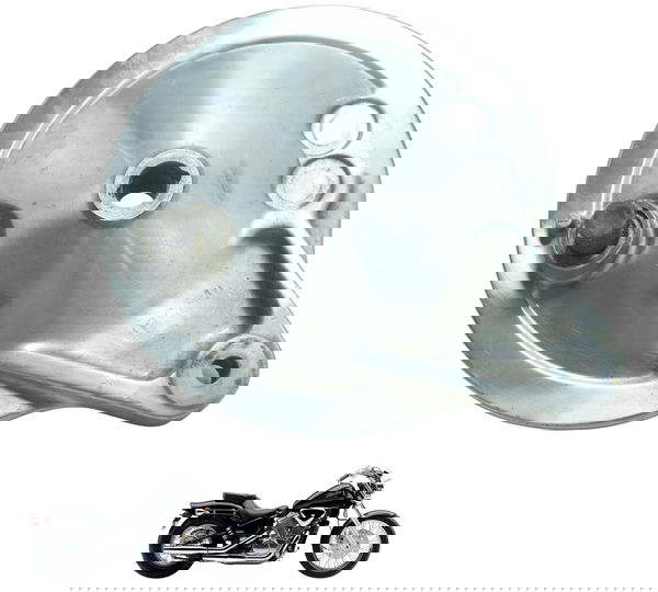 Espelho Roda Traseira Honda Vt Shadow 600 C 95-05 Original Prateado