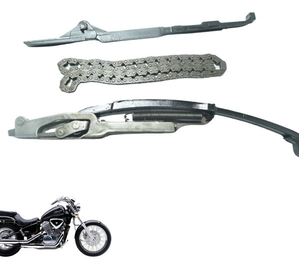 Kit Guia Tensor Corrente Comando Honda Vt Shadow 600 C 95-05
