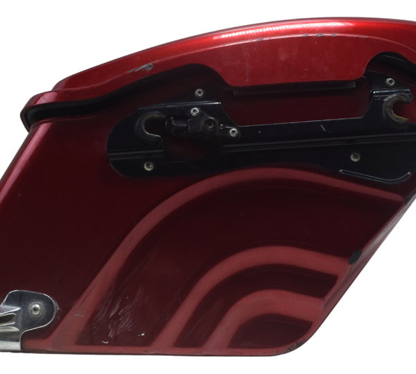 Alforge Esquerdo C/ Detalhes Harley Dyna Switchback Fld Orig Vermelho