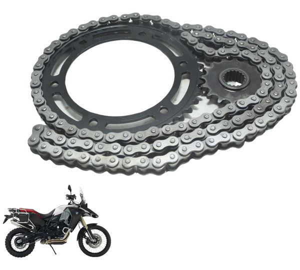 Kit Relação Bmw F 800 Gs Adv 13-16 Original Preto