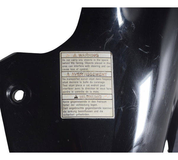 Carenagem Lateral Dir C/ Avaria Suzuki Gsx 750f 99-08 Orig Preto