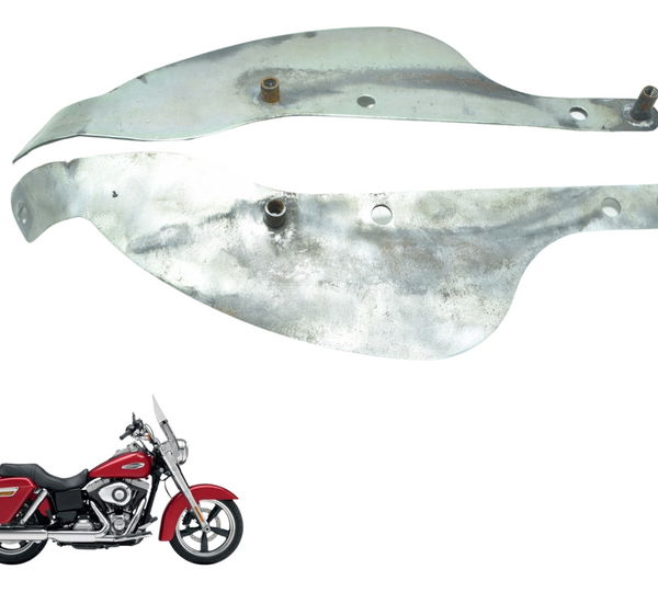 Par Suporte Alforge Harley Dyna Switchback Fld Original Cinza