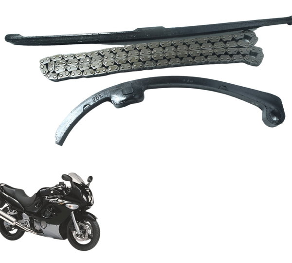 Kit Guia Tensor Corrente Comando Suzuki Gsx 750f 99-08 Orig