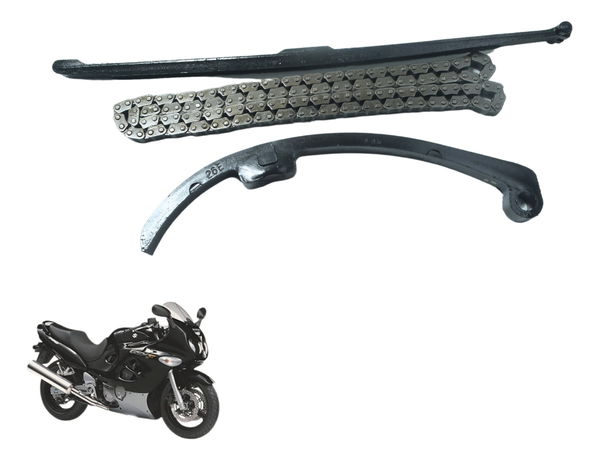 Kit Guia Tensor Corrente Comando Suzuki Gsx 750f 99-08 Orig