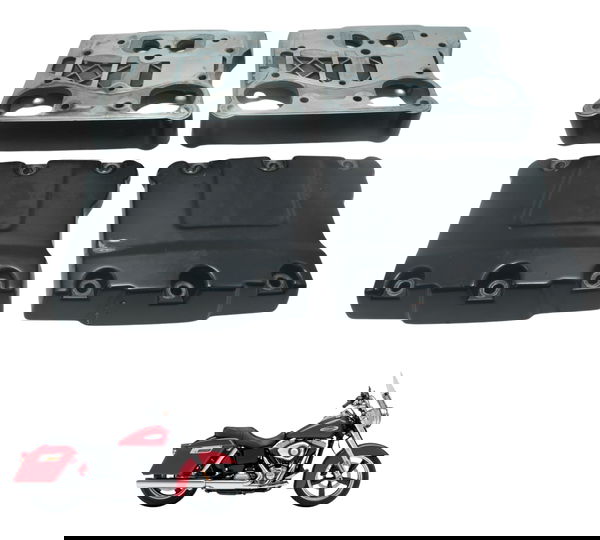 Jogo Tampa Cabeçote Harley Dyna Switchback Fld Original