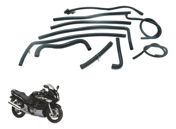 Kit Mangueiras Suzuki Gsx 750f 99-08 Original