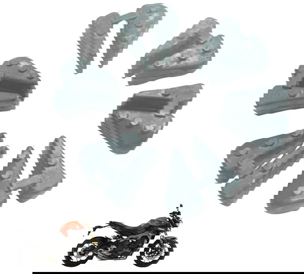 Coxim Cubo Coroa Yamaha Mt 09 15-18 Original