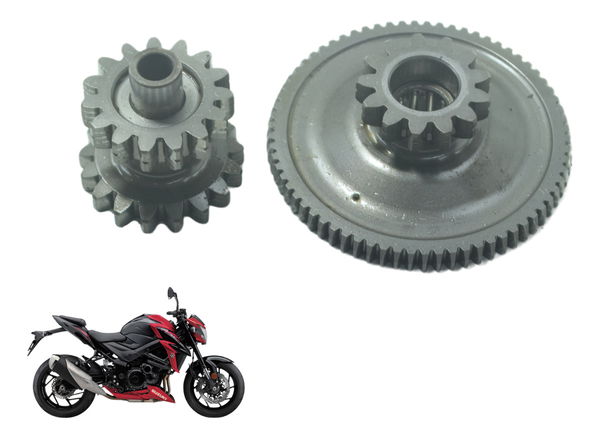 Par Engrenagem Redução Part Suzuki Gsxs Gsx-s 750 18-23 Orig