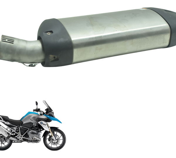 Ponteira Escape C/ Acabamento Bmw R1200 R 1200 Gs 13-15 Orig