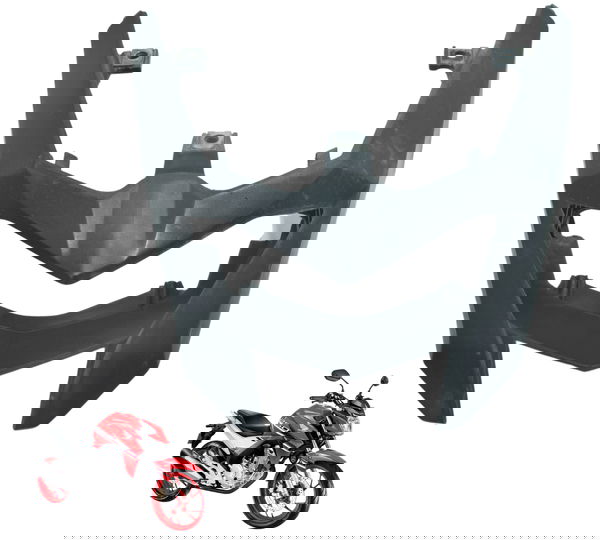 Acabamento Lanterna Tras Honda Cb 250f Twister 16-22 Orig