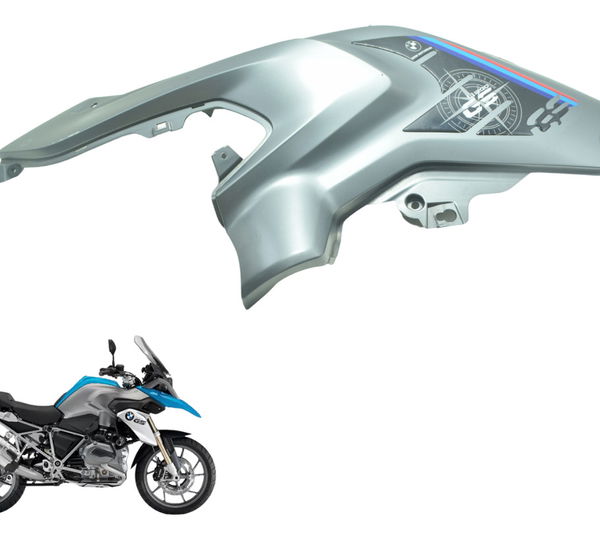 Carenagem Tanque Esquerda Bmw R1200 R 1200 Gs 13-15 Original Cinza