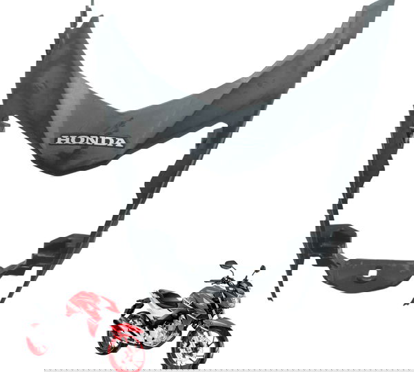 Carenagem Farol C/ Avaria Honda Cb 250f Twister 16-22 Orig Preto