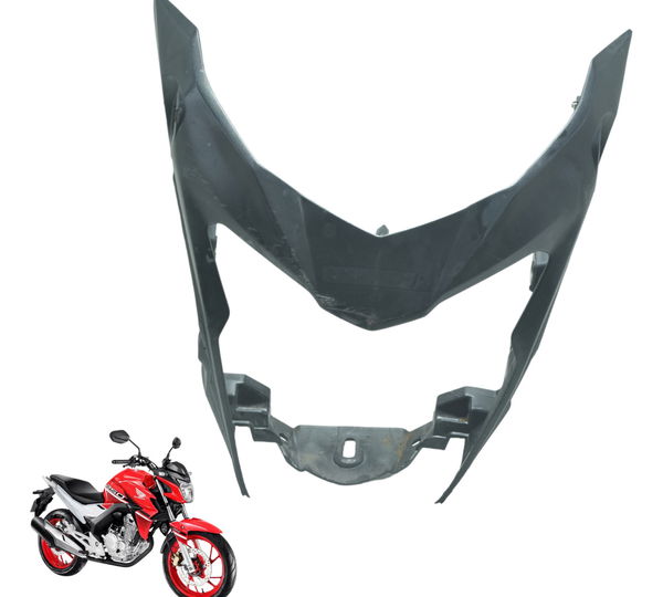 Carenagem Farol C/ Detalhes Honda Cb 250f Twister 16-22 Preto