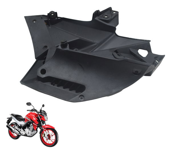 Carenagem Lateral Interna Esq Honda Cb 250f Twister 16-22 Preto