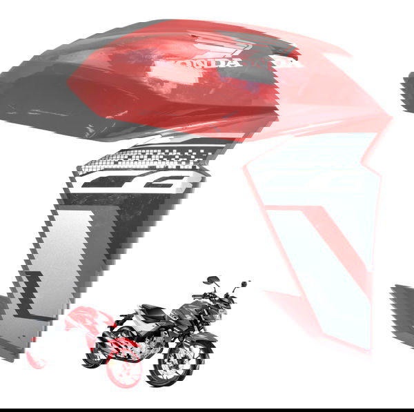 Carenagem Aba Tanque Dir Honda Cb 250f Twister 16-22 Orig