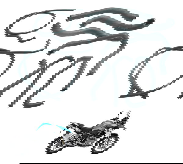 Kit Mangueiras Bmw R1200 R 1200 Gs 13-15 Original