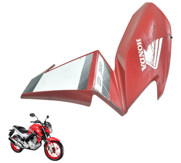 Carenagem Lateral Direita C/ Det Honda Cb 250f Twister 16-22 Vermelho