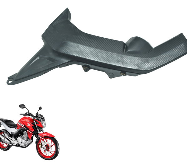 Tampa Lateral Esquerda Honda Cb 250f Twister 16-22 Original Preto