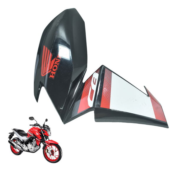 Aba Tanque Esq C/ Detalhes Honda Cb 250f Twister 16-22 Orig