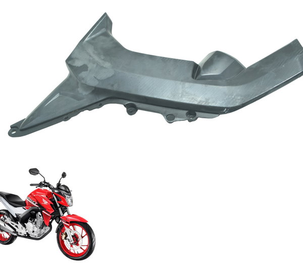 Tampa Lateral Esquerda C/det Honda Cb 250f Twister 16-22 Preto