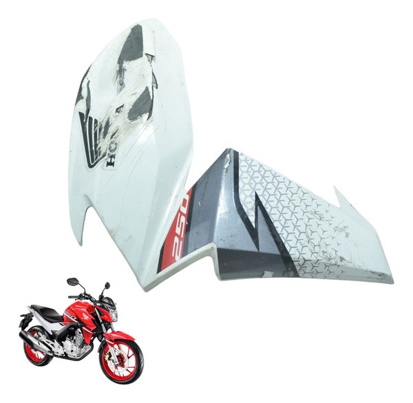 Aba Tanque Esquerda C/ Avaria Honda Cb 250f Twister 16-22