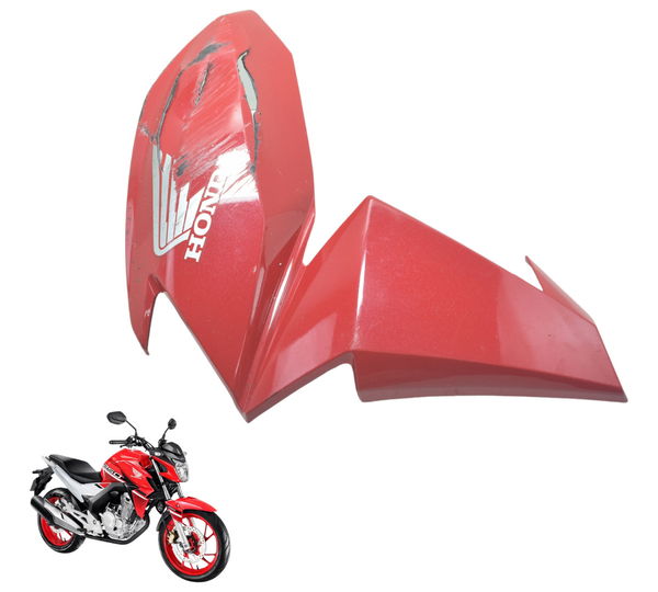 Aba Tanque Esq C/avaria Honda Cb 250f Twister 16-22 Original Vermelho