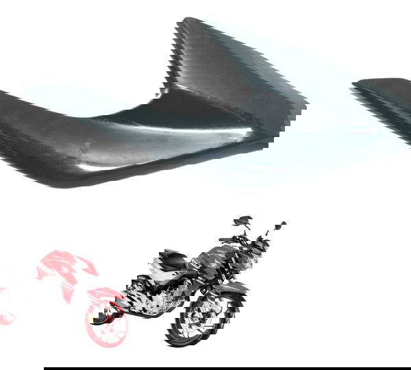 Bananinha Farol Esquerda Honda Cb 250f Twister 16-22 Orig Preto