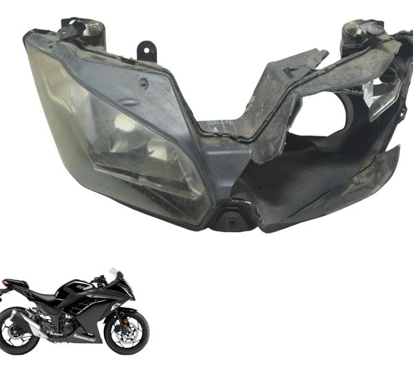 Farol C/ Avaria Kawasaki Ninja 300 13-18 Original Ambos Lados