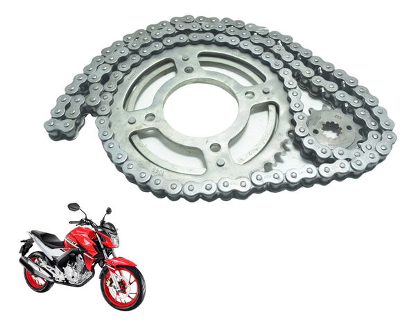 Kit Relação Rifel Honda Cb 250f Twister 16-22