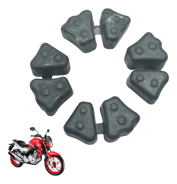 Coxim Cubo Coroa Honda Cb 250f Twister 16-22 Orig