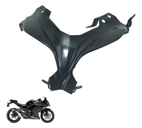 Carenagem Superior Farol C/ Avaria Kawasaki Ninja 300 13-18 Preto