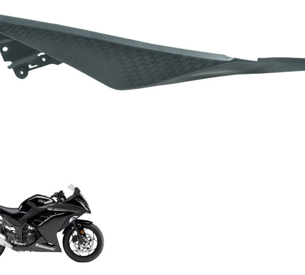 Acabamento Tanque Esquerdo Kawasaki Ninja 300 13-18 Original Preto