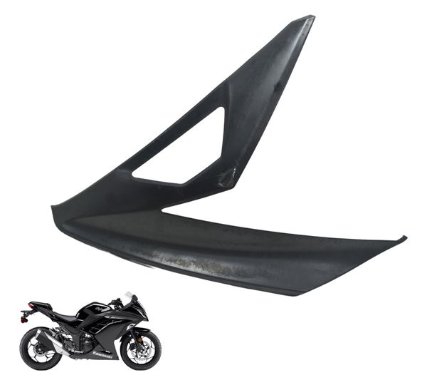 Carenagem Lateral Dir Pisca C/ Det Kawasaki Ninja 300 13-18 Preto