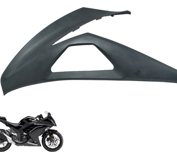 Carenagem Lateral Esq Pisca Kawasaki Ninja 300 13-18 Orig Preto