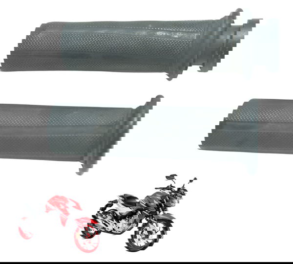 Par Manopla Paralelo Honda Cb 250f Twister 16-22 Preto