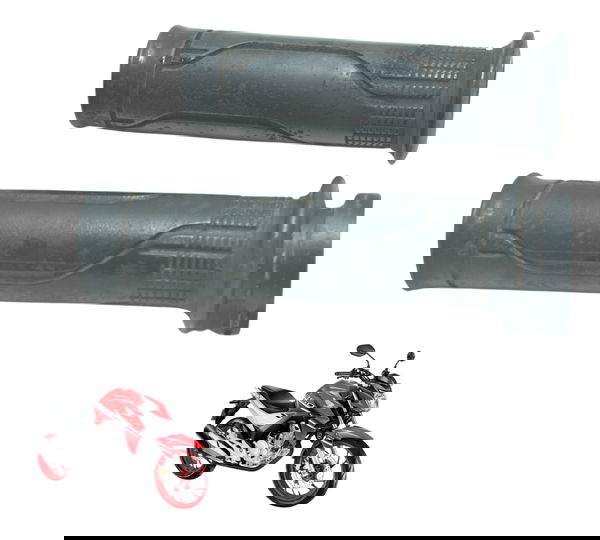 Par Manopla Honda Cb 250f Twister 16-22 Original Preto