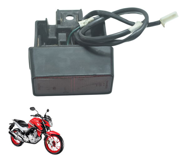 Luz Placa C/ Detalhes Honda Cb 250f Twister 16-22 Original