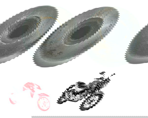 Par Peso Guidão C/ Detalhes Honda Cb 250f Twister 16-22 Orig