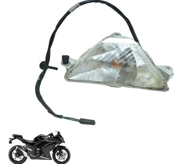 Pisca Dianteiro Esq C/ Detalhe Kawasaki Ninja 300 13-18 Orig