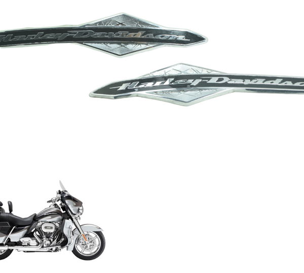 Par Emblema Tanque Harley Electra Glide Cvo 110 12-13 Orig
