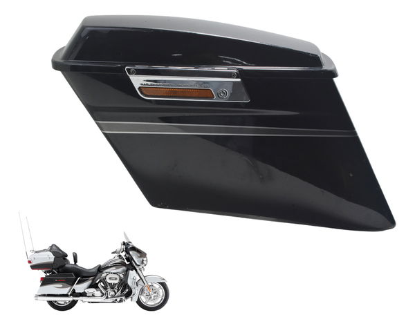 Alforge Esq C/ Detalhes Harley Electra Glide Cvo 110 12-13