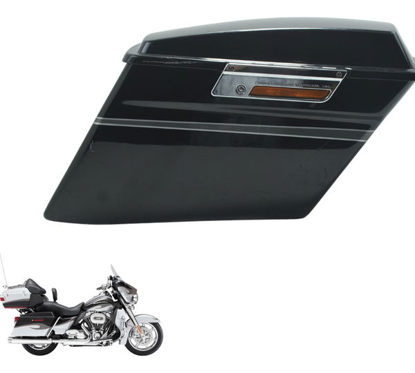 Alforge Direito Harley Electra Glide Cvo 110 12-13 Original Preto